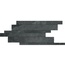 Cerim Ceramiche Natural Stone 753117 Coal Modulo Listello Sfalsato Мозаика 21x40 см, Италия, под мозаику - фото 1