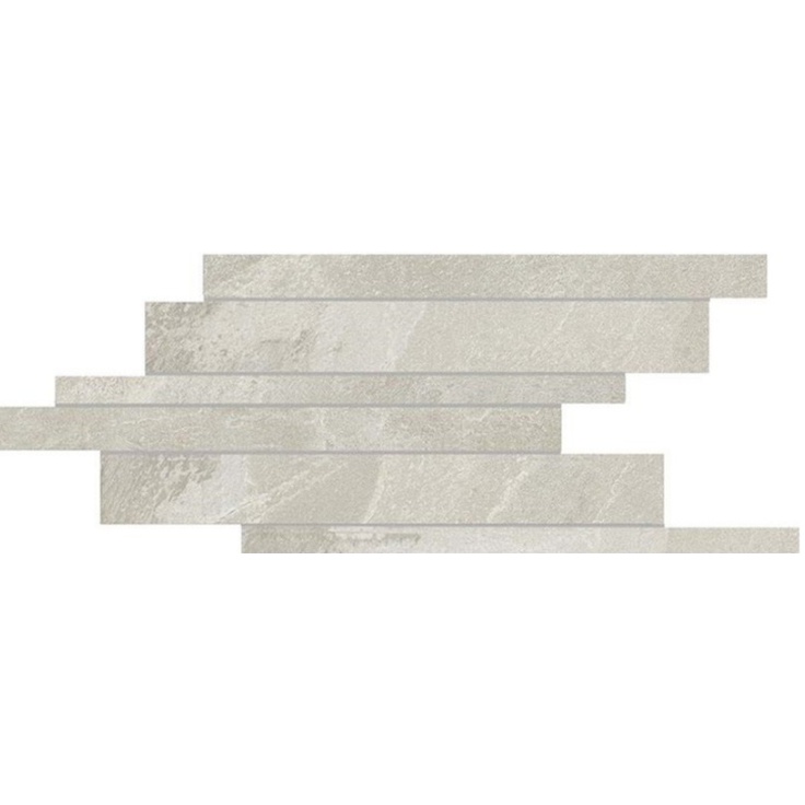 Cerim Ceramiche Natural Stone 753112 White Modulo Listello Sfalsato Мозаика 21x40 см, Италия, под мозаику - фото 1