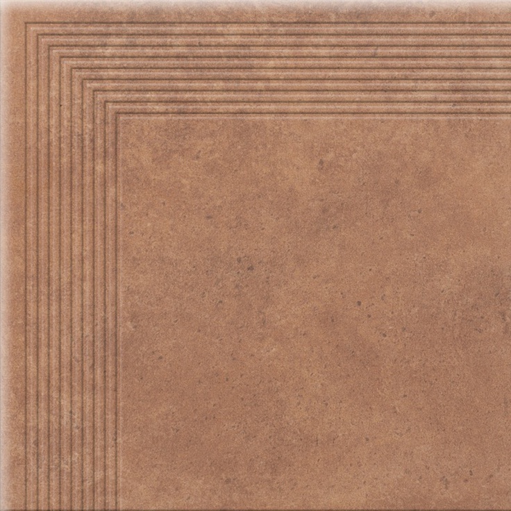 Cerrad Cottage 5901779372570 Угловая ступень Tread Corner Curry Угловая ступень 30x30 см, Польша, под камень  - фото 1