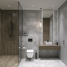 Cersanit Castello 44,8x89,8 см, керамогранит, Польша, под камень  - фото интерьера 1 - фото 1