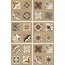 Cersanit Florence FL4R452D-69 Пэчворк узоры многоцветный Керамогранит 42x42 см, Польша, под дерево - фото 1