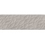 Cersanit Haiku HIU092 Рельеф серый Настенная плитка 25x75 см, Польша, под бетон  - фото 1