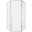 Ceruttispa C2AW Прозрачное стекло / Профиль белый 100х100 Душевой уголок 100x100x195 см, Италия - фото 1