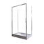 Ceruttispa Gloria Хром / Прозрачное стекло  120x80 Душевой уголок 120x80x195 см, Италия - фото 1