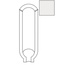 CE.SI Matt Cove Base Ang. Int. Bianco Спец. Элемент 2,5x10 см, Италия, ничего - фото 1