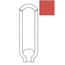 CE.SI Matt Cove Base Ang. Int.  Corallo Спец. Элемент 2,5x10 см, Италия, ничего - фото 1