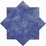 Cevica Becolors Star Electric Blue Напольная плитка 13,25x13,25 см, Испания, под камень  - фото 1