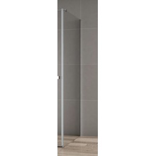 Cezares Valvola VALVOLA-100-FIX-C-Cr 100 стекло прозрачное/хром Боковая стенка 100x195 см, Италия - фото 1 - фото 1