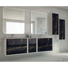 Cezares Bellagio 54868 70 см Black & Gold Stone Тумба для раковины 46x70x48 см, Италия - фото 1 - фото 1