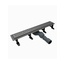 Cezares SLIDER-LD-60-GM Оружейная сталь 60 Душевой лоток 60x11x8,1 см, Италия - фото 4