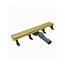 Cezares SLIDER-LD-70-BORO Брашированное золото 70 Душевой лоток 70x11x8,1 см, Италия - фото 4