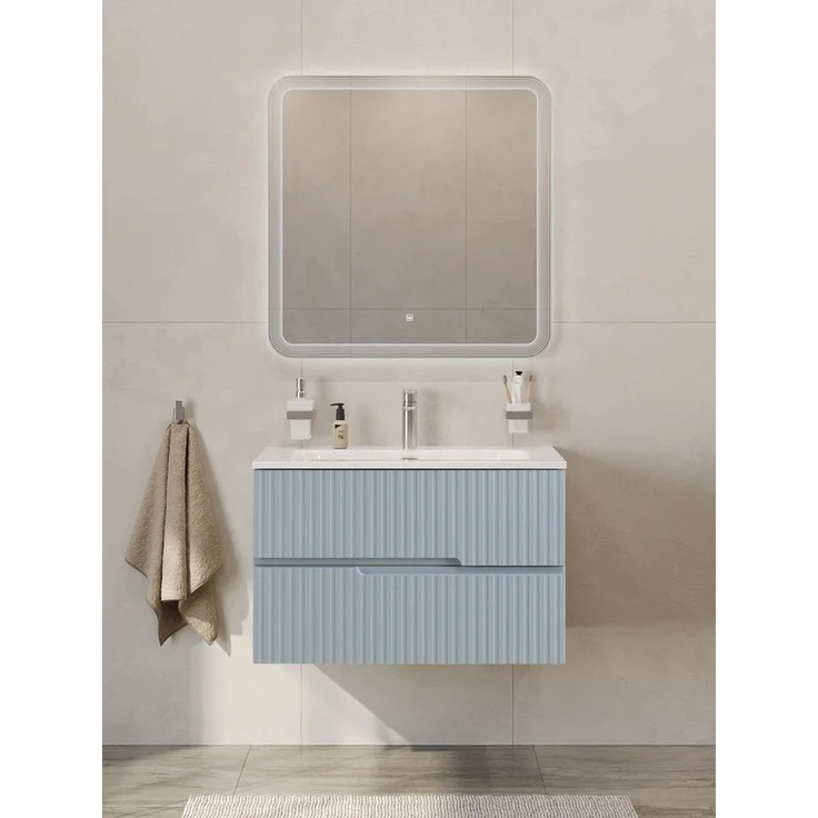 Cezares Duet-n Жемчужный голубой 80 Комплект (гарнитур) Италия - фото 1 Cezares Duet-n Жемчужный голубой 80 Комплект (гарнитур) Италия - фото 1