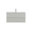 Cezares Duet-n Жемчужный серый 100 Тумба для раковины 45,7x100x50 см, Италия - фото 1