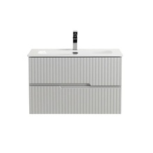 Cezares Duet-n Жемчужный серый 80 Тумба для раковины 45,7x80x50 см, Италия - фото 1 - фото 1