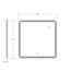 Cezares Duet CZR-SPC-DUET-800-800-LED-TCH С подсветкой 80 Зеркало 3x80x80 см, Италия - фото 7