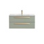 Cezares Eco Светло-зелёный матовый 120 Тумба для раковины 45,7x120x50 см, Италия - фото 1