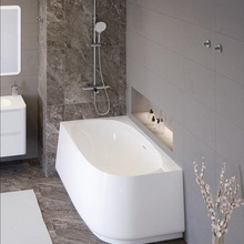 Cezares Lux Белая глянцевая 165х80 L Акриловая ванна 165x80 см, Италия - фото 1 - фото 3