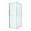 Cezares Lux AH-FS-1-70/80-C-CR Прозрачное стекло / Профиль Хром 70х80 Душевой уголок 80x70x195 см, Италия - фото 1