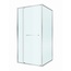 Cezares Lux AH-FS-11-100/80-C-CR Прозрачное стекло / Профиль Хром 100х80 Душевой уголок 80x100x195 см, Италия - фото 1