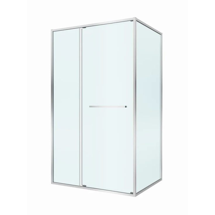 Cezares Lux AH-FS-11-110/80-C-CR Прозрачное стекло / Профиль Хром 110х80 Душевой уголок 80x110x195 см, Италия - фото 1 Cezares Lux AH-FS-11-110/80-C-CR Прозрачное стекло / Профиль Хром 110х80 Душевой уголок 80x110x195 см, Италия - фото 1