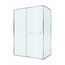 Cezares Lux AH-FS-11-130/80-C-CR Прозрачное стекло / Профиль Хром 130х80 Душевой уголок 80x130x195 см, Италия - фото 1
