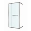Cezares Lux B-FS-11-110-C-GM Прозрачное стекло / Профиль Оружейная сталь 110х195 Душевая дверь 110x195 см, Италия - фото 1