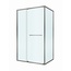 Cezares Lux LUX-AH-FS-11-120/90-C-GM 120х90 см, профиль оружейная сталь, стекло прозрачное Душевой уголок 90x120x195 см, Италия - фото 1