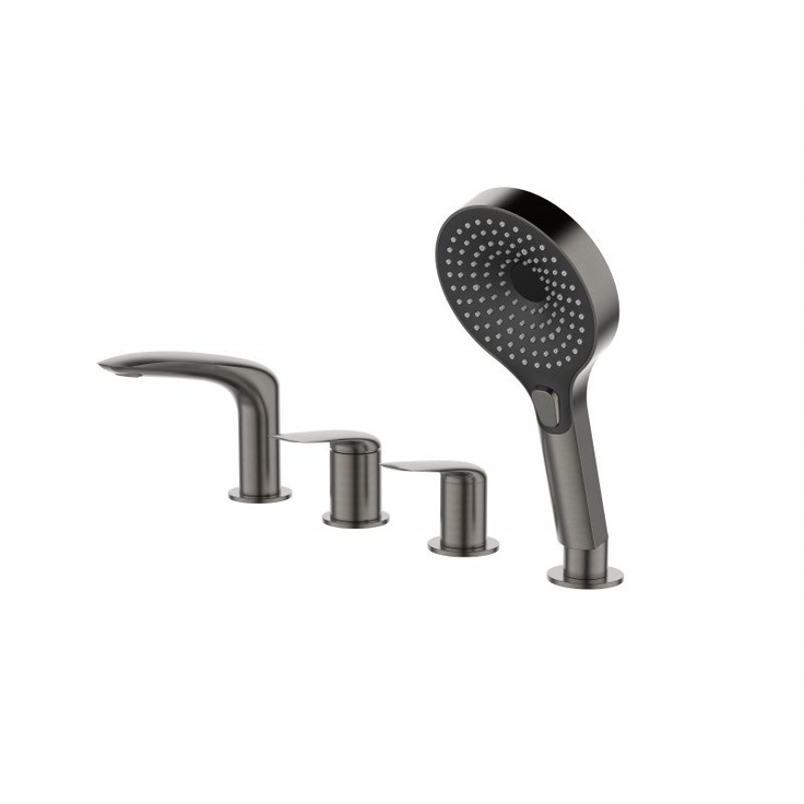 Cezares Metauro BVD4-GM Для ванны на борт ванны Оружейная сталь Смеситель для ванны, Италия - фото 1 Cezares Metauro BVD4-GM Для ванны на борт ванны Оружейная сталь Смеситель для ванны, Италия - фото 1