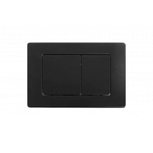 Cezares Molveno CZR-410C-NOP Чёрный матовый Кнопка смыва 1,2x24x16 см, Италия - фото 1 - фото 1