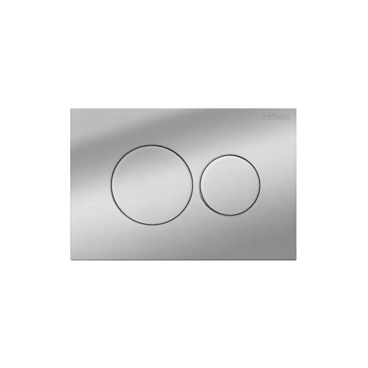 Cezares Pneumatic PN1-BTN-01 Хром глянцевый Кнопка смыва 0,8x24x16,2 см, Италия - фото 1 Cezares Pneumatic PN1-BTN-01 Хром глянцевый Кнопка смыва 0,8x24x16,2 см, Италия - фото 1