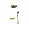 Cezares Rain 2 С термостатом Золото брашированное
