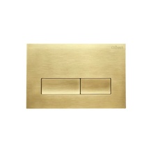 Cezares Slider SLIDER-BTN-BORO Брашированное золото Кнопка смыва 0,8x24,5x16,5 см, Италия - фото 1 - фото 1