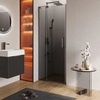 Cezares Slider SLIDER-B-1-70/80-GRIGIO-GM Стекло серое/Профиль Оружейная сталь 70/80