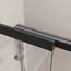 Cezares Slider SLIDER-FIX-VF-11-90/150-C-NERO Прозрачное стекло / Профиль Черный матовый 90х150 Шторка для ванны 0,5x90x150 см, Италия - фото 3