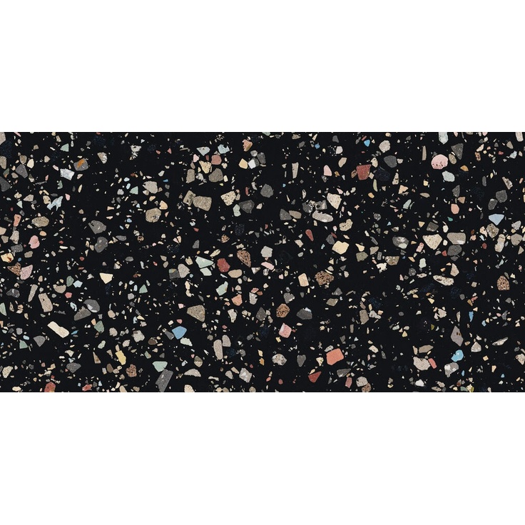 Cifre Gemstone Black Pulido Granilla Керамогранит 60x120 см, Испания, терраццо - фото 1 Cifre Gemstone Black Pulido Granilla Керамогранит 60x120 см, Испания, терраццо - фото 1