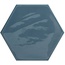 Cifre Kane Hexagon Marine Настенная плитка 16x18 см, Испания, под камень  - фото 1