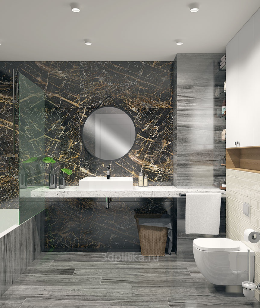 Black Golden (12 видов рисунка) 60x120 керамогранит от Cifre