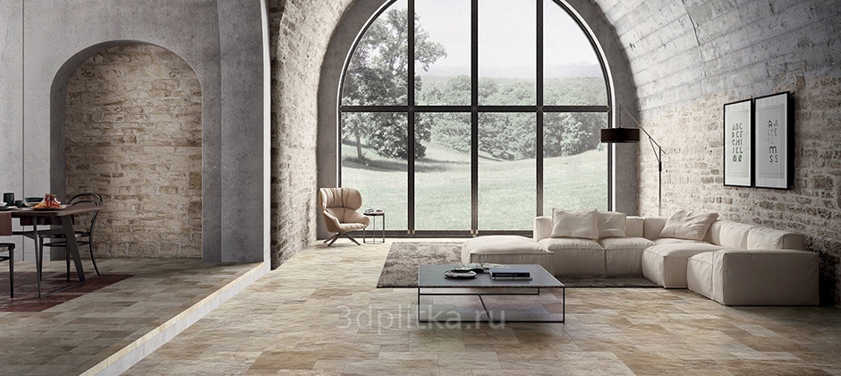 CIR Ceramiche Molo Audace 20x20, керамогранит, Италия, под камень  - фото интерьера 1