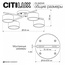 Citilux Espace CL243141 Люстра потолочная 53x53x13,5 см, Дания - фото 8