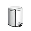 Colombo Design Black&White B9210.CR Нержавеющая сталь (полированная) 3L Мусорное ведро 22x16,5x25,5 см, Италия - фото 1