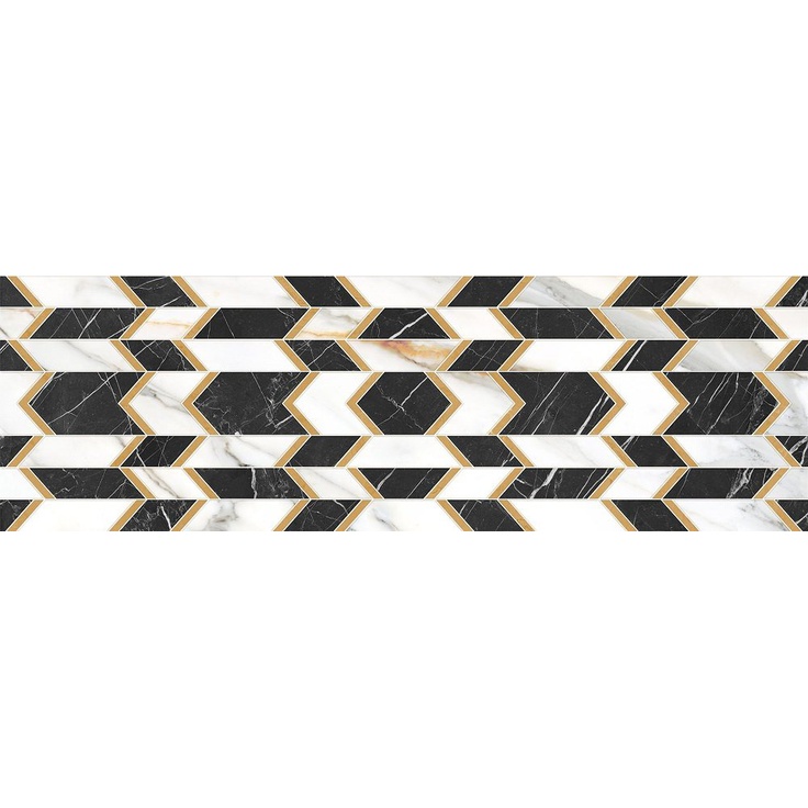 Colorker Calacatta Gold 223585 Era White Brillo Настенная плитка 31,6x100 см, Испания, под мрамор - фото 1