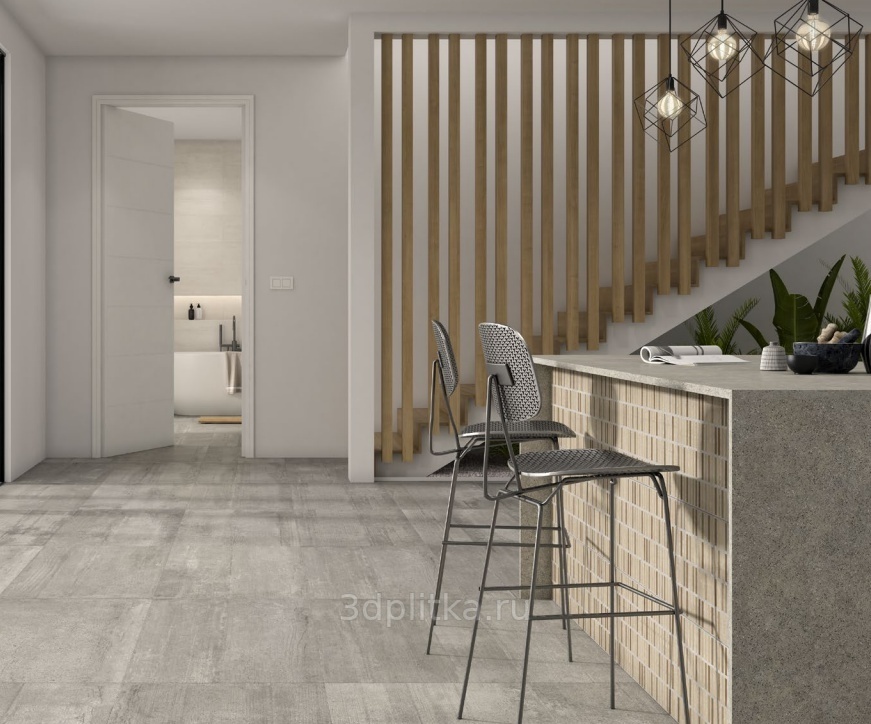 Colorker Ragnar 19,5x119,2 см, керамогранит, Испания, под бетон  - фото интерьера 1