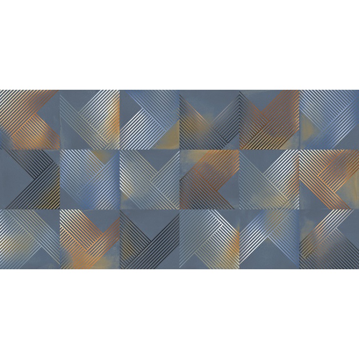 Colortile 60х120 Lost Blue Decor Керамогранит 60x120 см, Индия, под обои  - фото 1