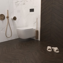 Creanza Letavole 8x45 см, керамогранит, Индия, под дерево - фото интерьера 1 - фото 1