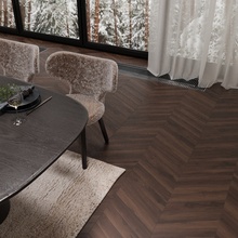 Creanza Scarlet Wood 8x45 см, керамогранит, Индия, под дерево - фото интерьера 1 - фото 1