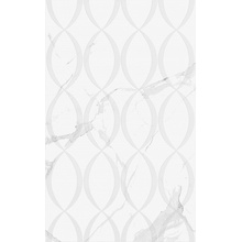 Creto Purity 00-00-5-09-00-01-2627 Scales White Настенная плитка 25x40 см, Россия, под мрамор - фото 1 - фото 1