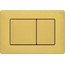 Ctesi Steel BK0202140/1 Брашированное золото Кнопка смыва 1,7x24,5x16,5 см, Португалия - фото 1