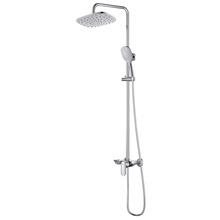 D&K Venice Baciano DA1033701B14 Верхний душ, ручной душ, смеситель, излив, хром Душевая стойка 25x48x115 см, Германия - фото 1 - фото 1