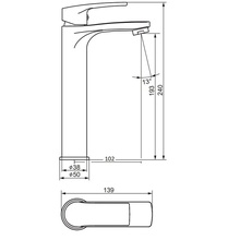 Damixa Eclipse 2.0 480250300 Для раковины Черный матовый Смеситель 13,9x5x24 см, для раковины, Дания - фото 1 - фото 4