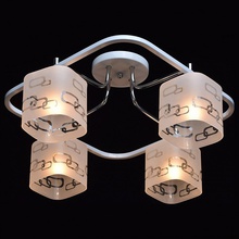 DeMarkt Тетро 1 673010304 Потолочный светильник 53x53x26 см, Германия - фото 1 - 2 DeMarkt Тетро 1 673010304 Потолочный светильник 53x53x26 см, Германия - фото 1 - фото 2